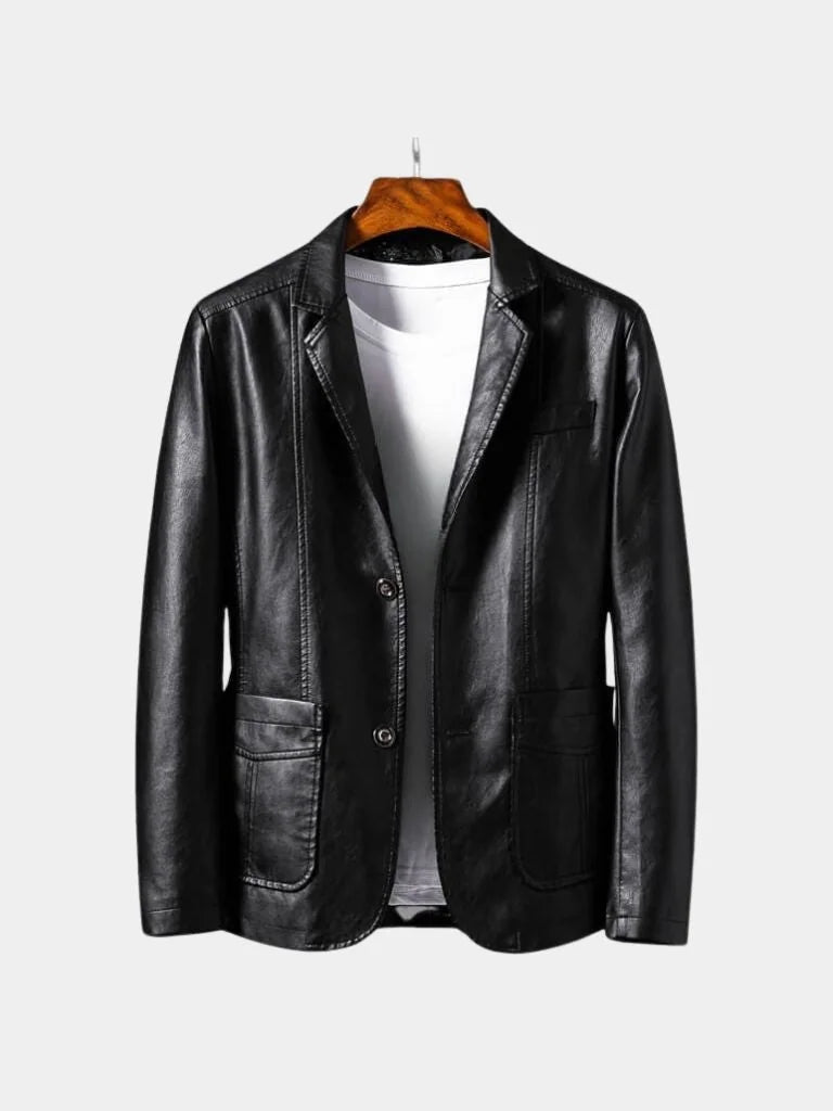 Bold Caramel Leather Jacket | Bellmont Society
