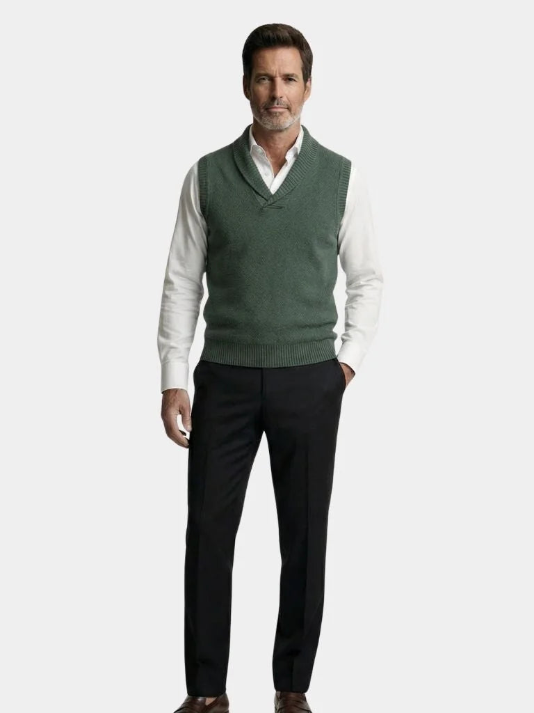 British Knit Vest Waistcoat | Bellmont Society