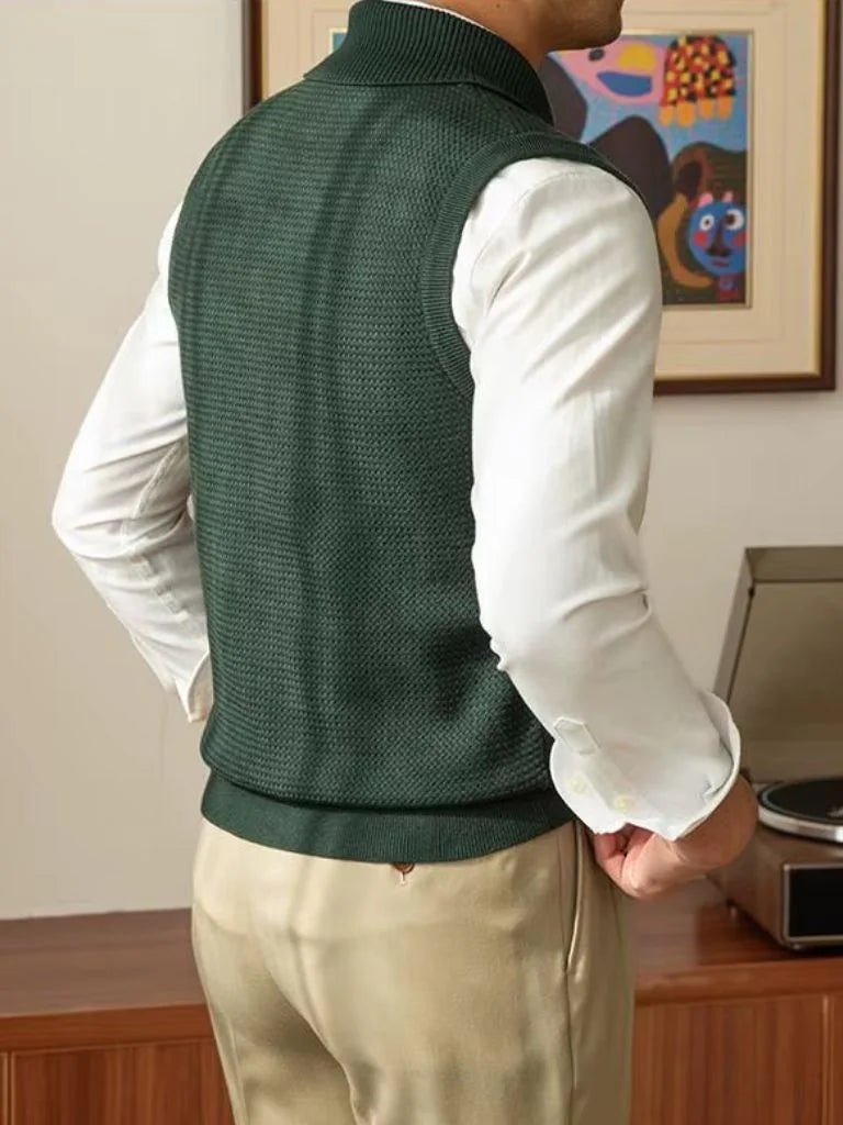 British Knit Vest Waistcoat | Bellmont Society