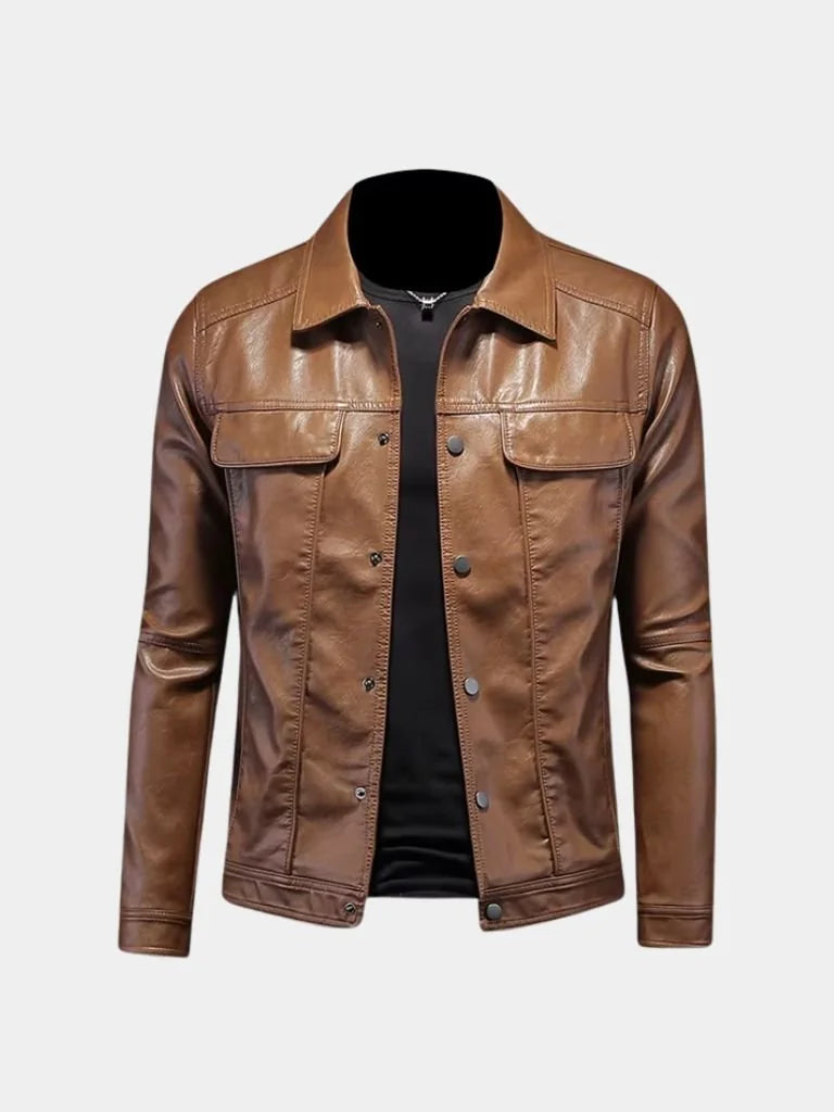 Bronze Rebel Leather Jacket | Bellmont Society