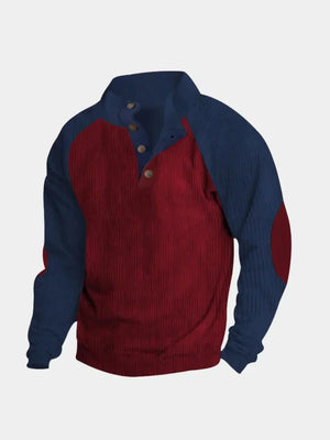 Navy Blue and Red