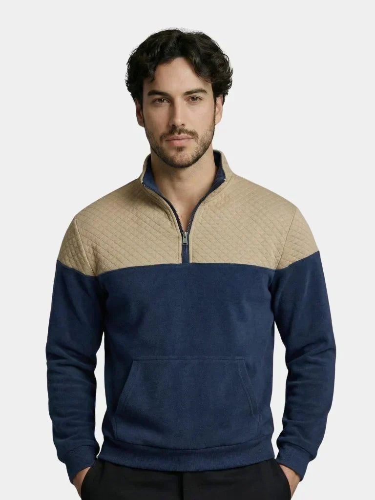 Cambridge Dual-Tone Winter Pullover | Bellmont Society