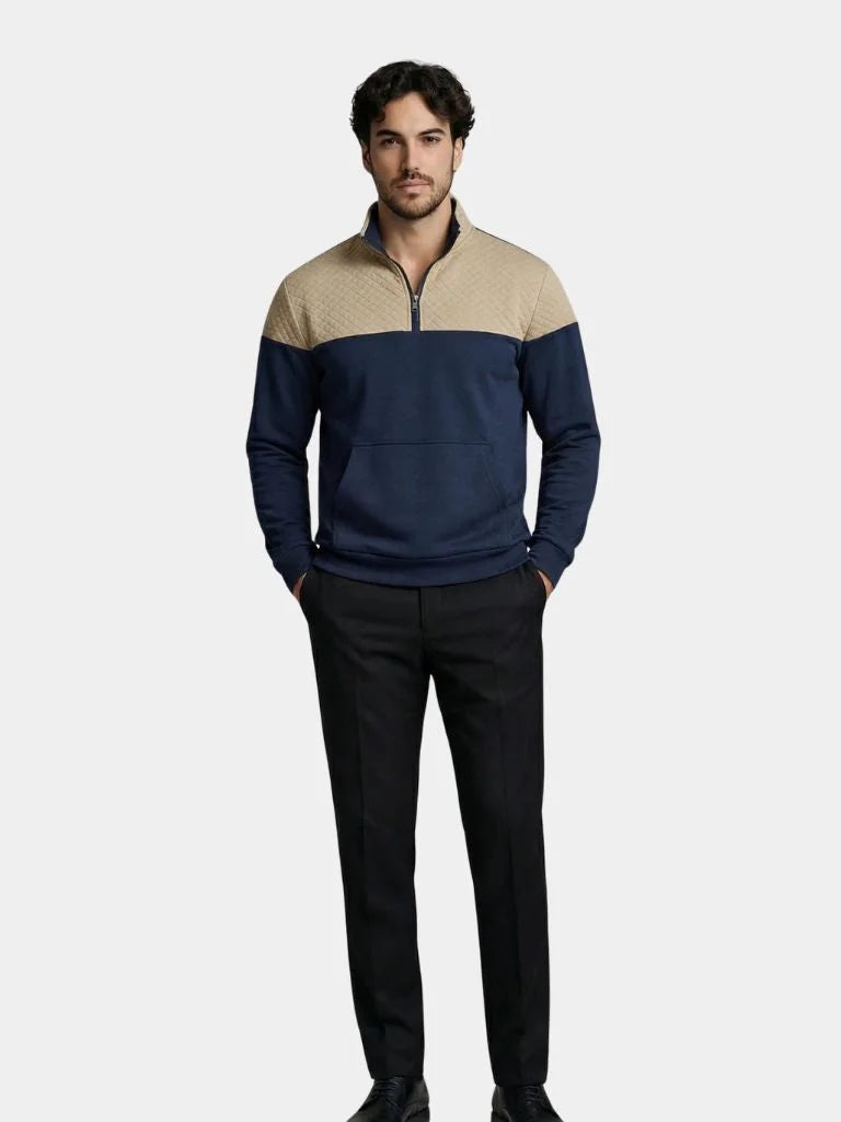 Cambridge Dual-Tone Winter Pullover | Bellmont Society