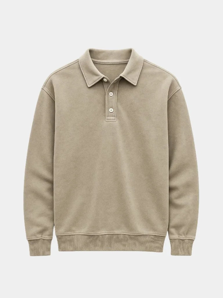 Canyon Mist Long Sleeve Polo Shirt | Bellmont Society
