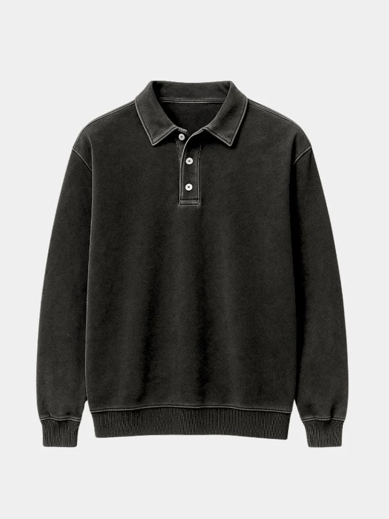 Canyon Mist Long Sleeve Polo Shirt | Bellmont Society