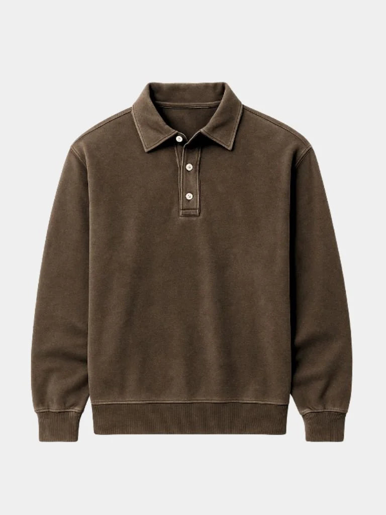 Canyon Mist Long Sleeve Polo Shirt | Bellmont Society