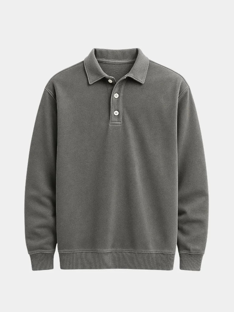 Canyon Mist Long Sleeve Polo Shirt | Bellmont Society