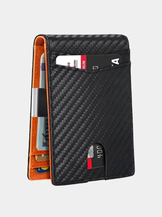Carbon Fiber Anti RFID Minimalist Wallet | Bellmont Society