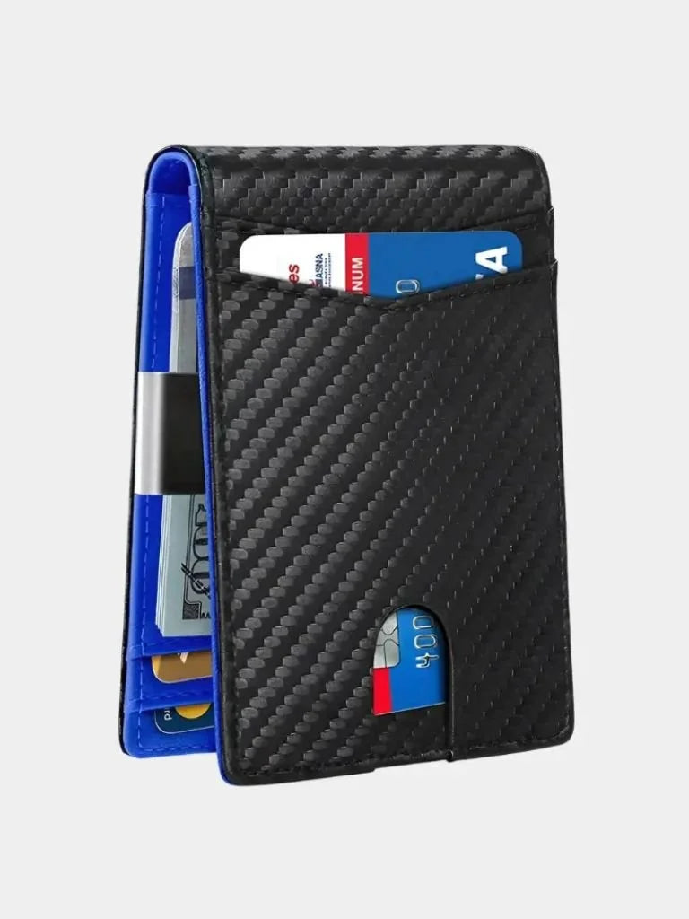 Carbon Fiber Anti RFID Minimalist Wallet | Bellmont Society
