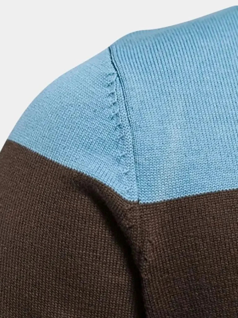 Cardigan Sweater Zipper Standing Collar Knitwear | Bellmont Society