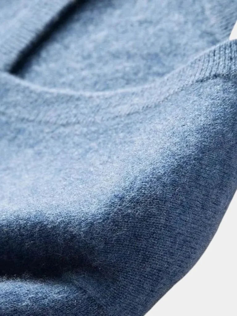 Cashmere V Neck Knitwear Sweater | Bellmont Society