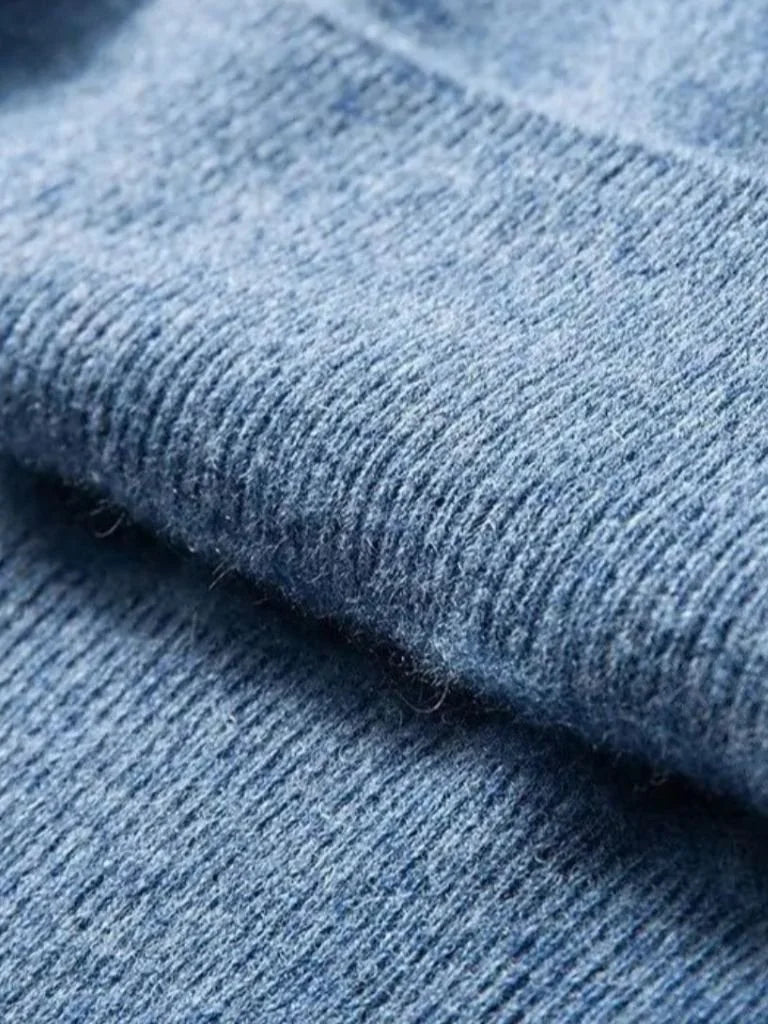 Cashmere V Neck Knitwear Sweater | Bellmont Society