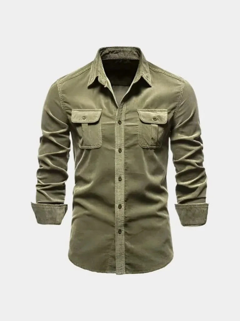 Casual Business Corduroy Shirt | Bellmont Society