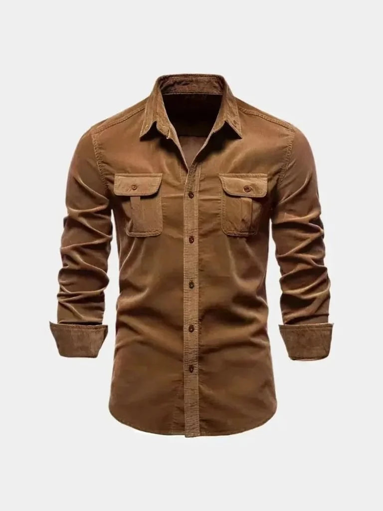 Casual Business Corduroy Shirt | Bellmont Society