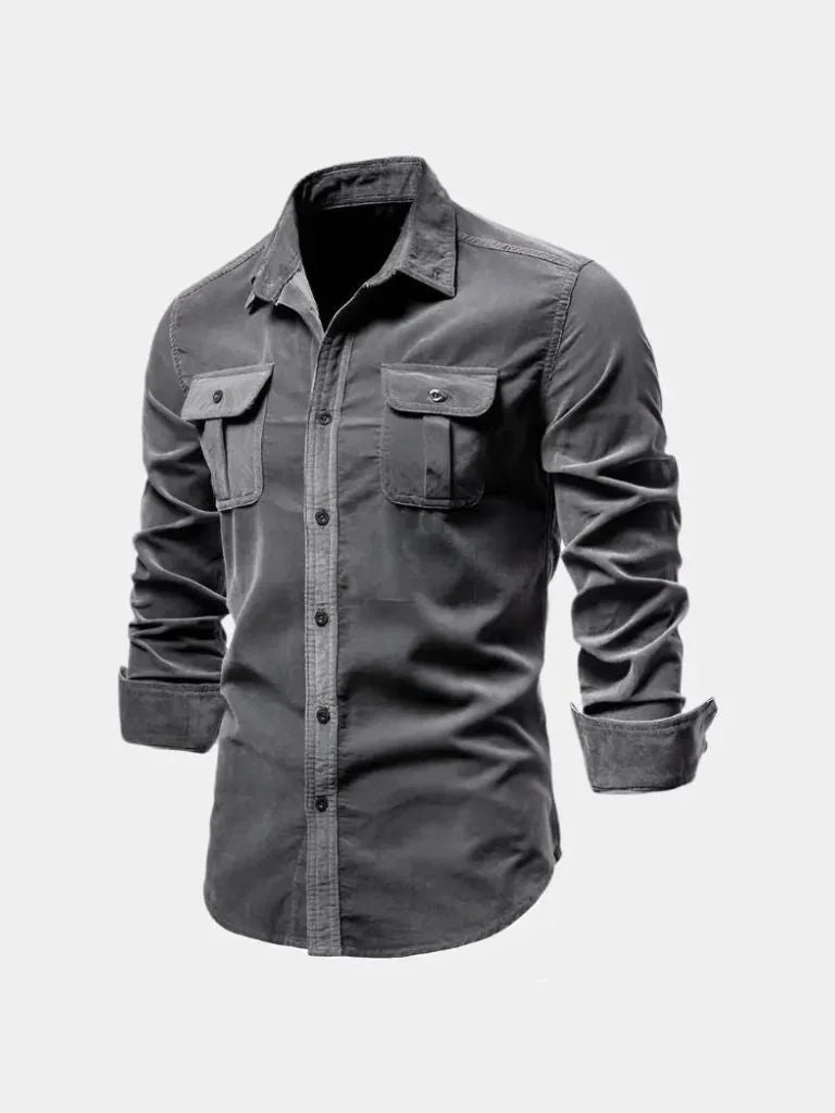 Casual Business Corduroy Shirt | Bellmont Society