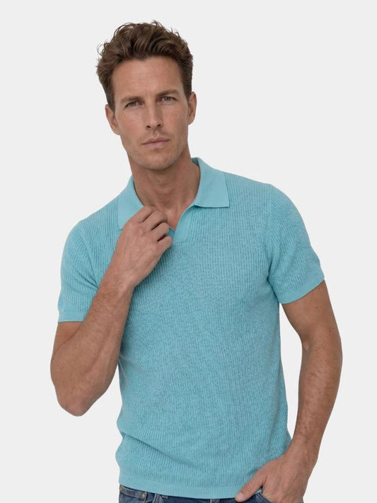 Casual Buttonless Knit Polo Shirt | Bellmont Society