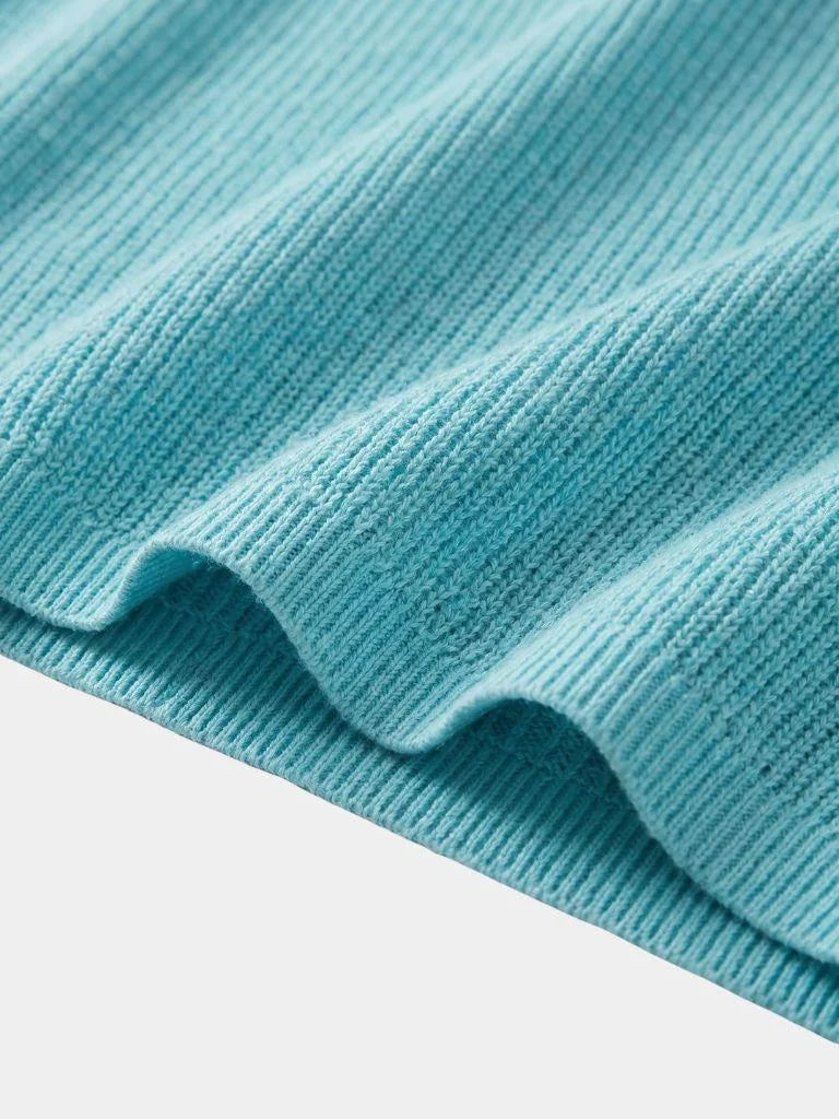 Casual Buttonless Knit Polo Shirt | Bellmont Society