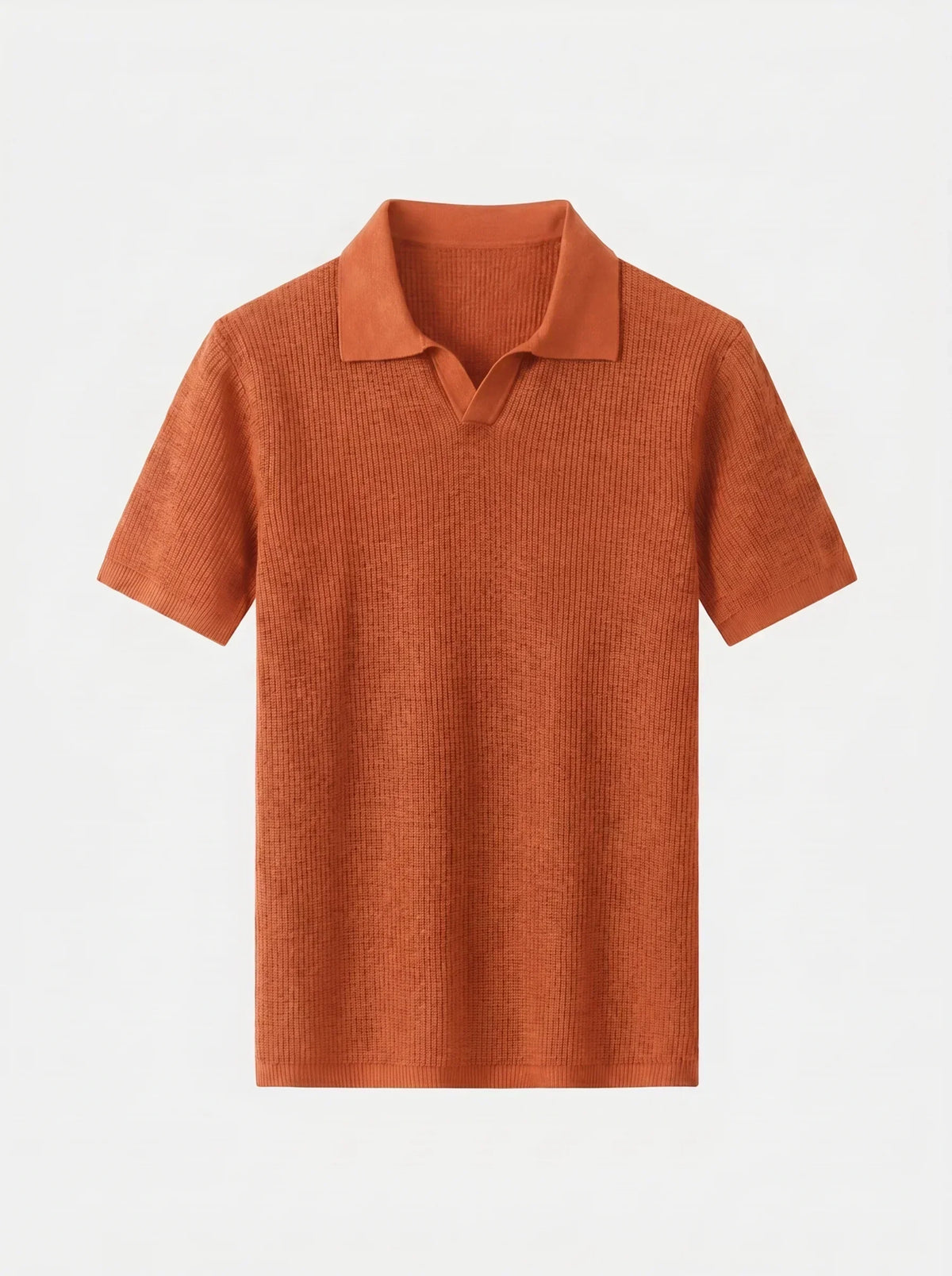 Casual Buttonless Knit Polo Shirt | Bellmont Society