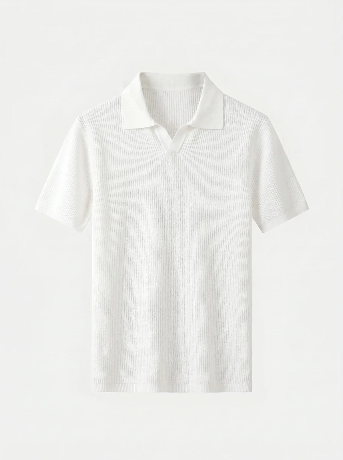 Casual Buttonless Knit Polo Shirt | Bellmont Society
