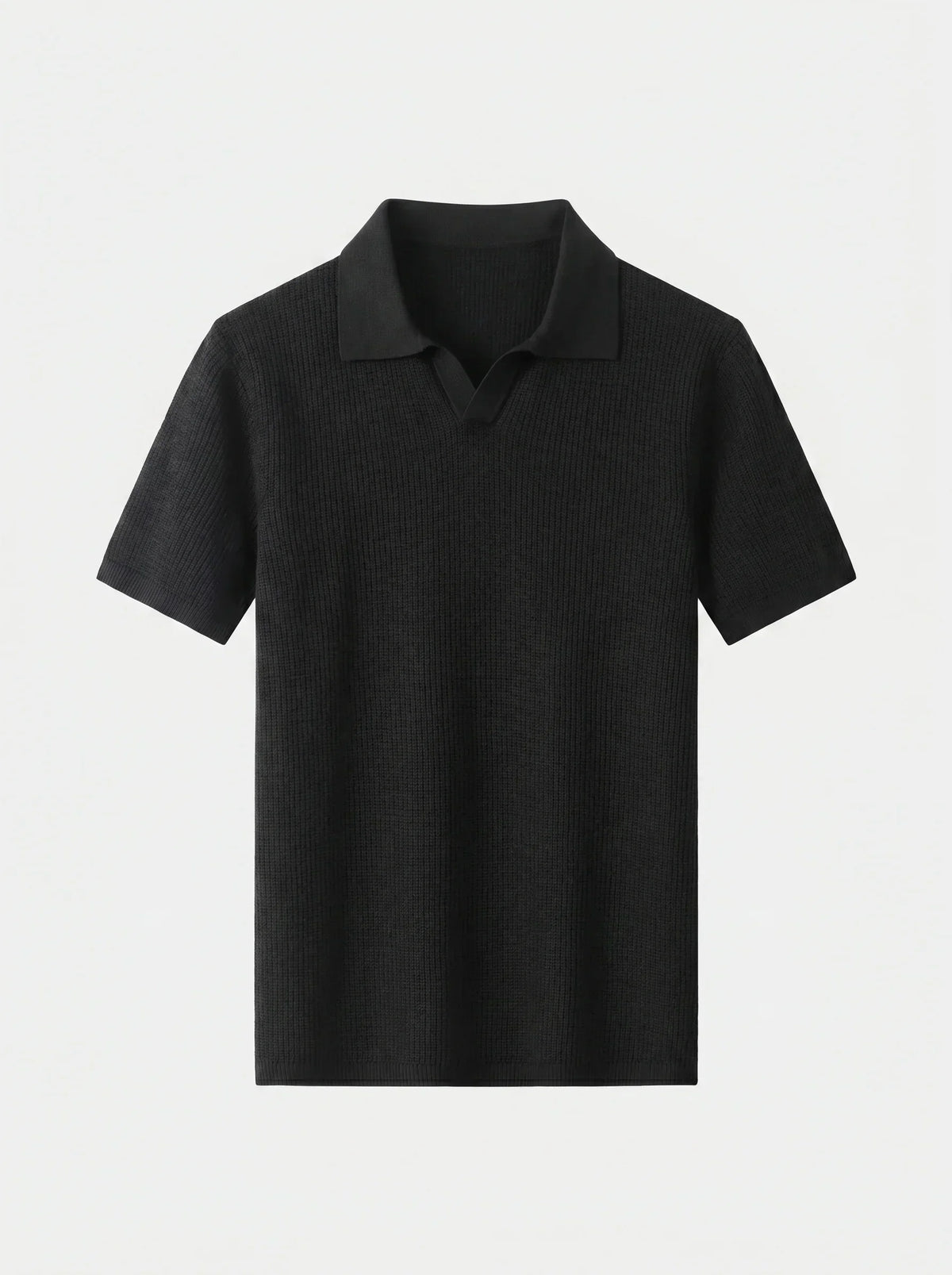 Casual Buttonless Knit Polo Shirt | Bellmont Society