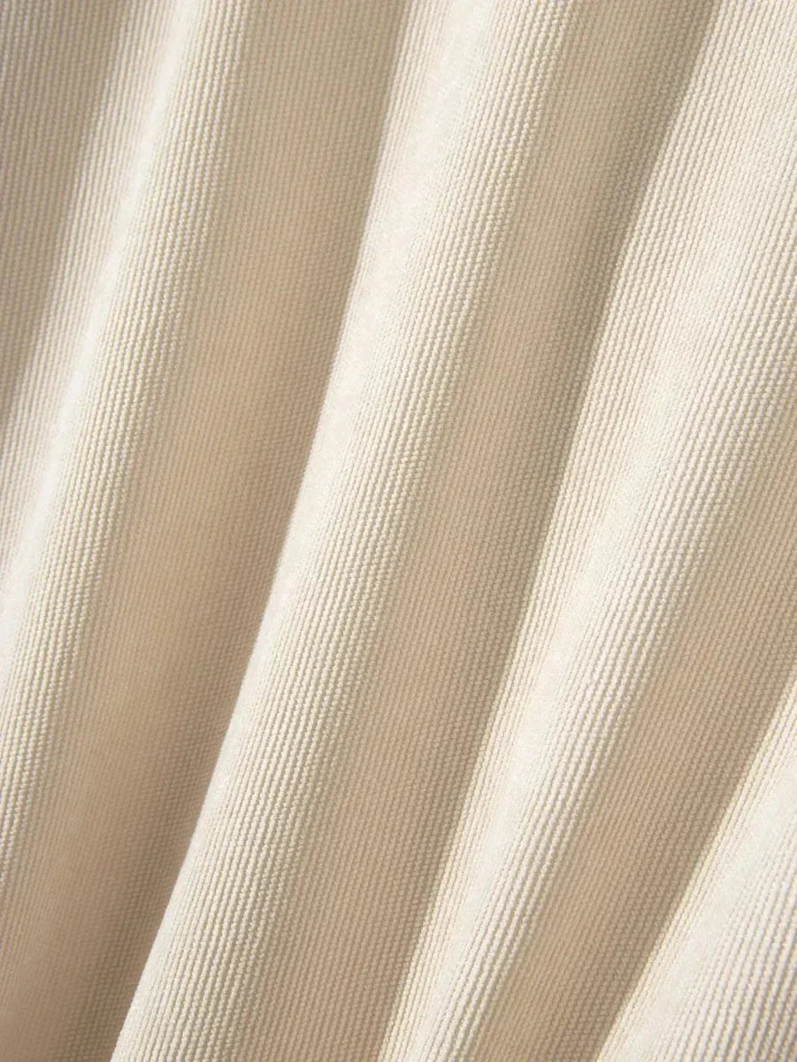 Casual Solid Corduroy Shirt | Bellmont Society