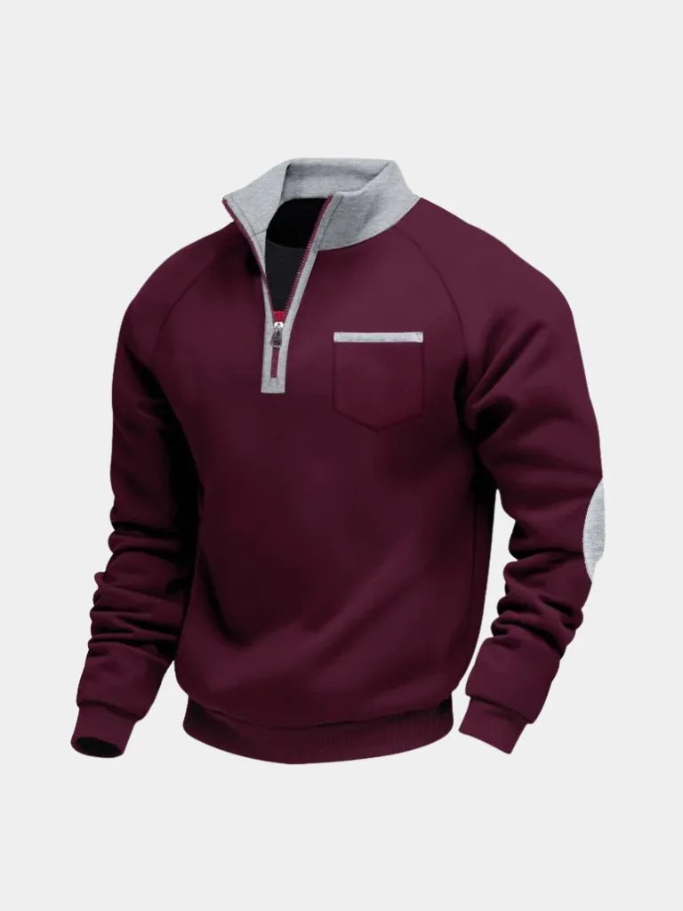 Classic Academy High Collar Pullover | Bellmont Society