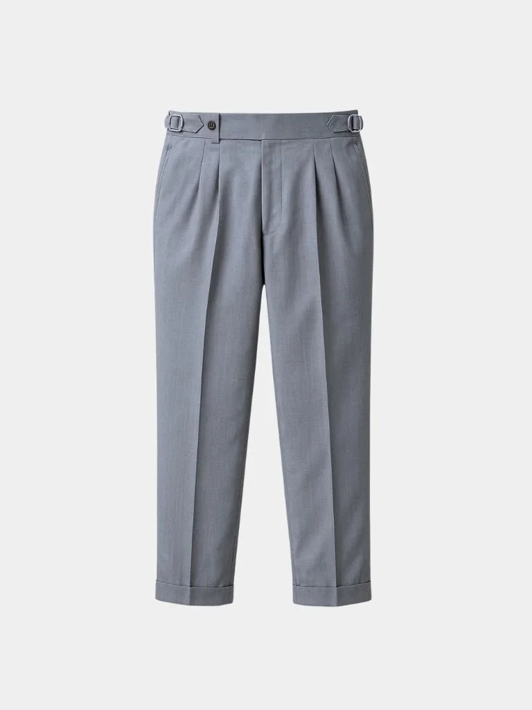 Classic Genova Sidetab Trousers | Bellmont Society