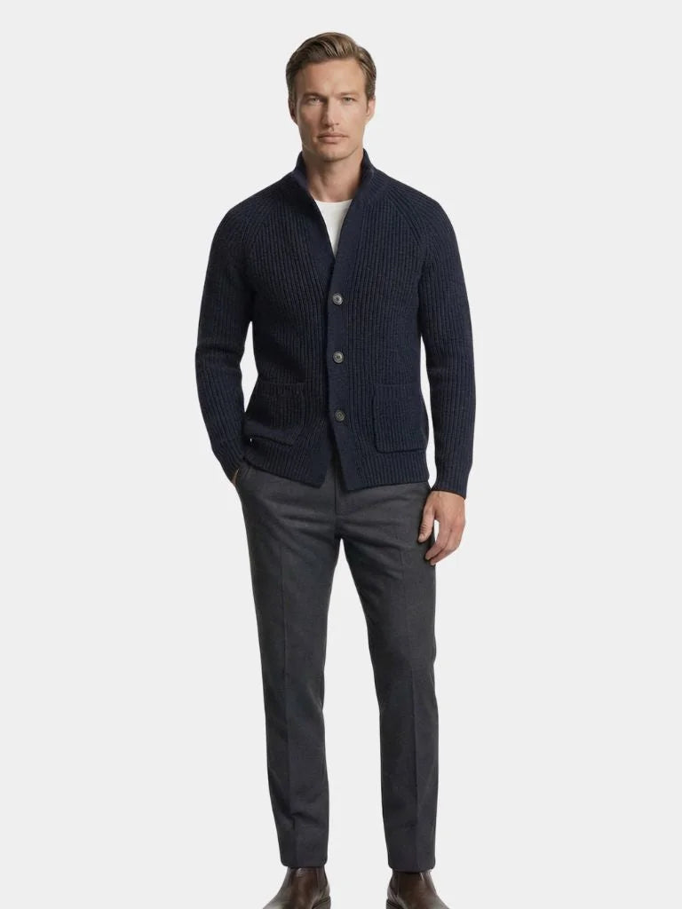 Classic Heritage Botton Knit Jacket | Bellmont Society