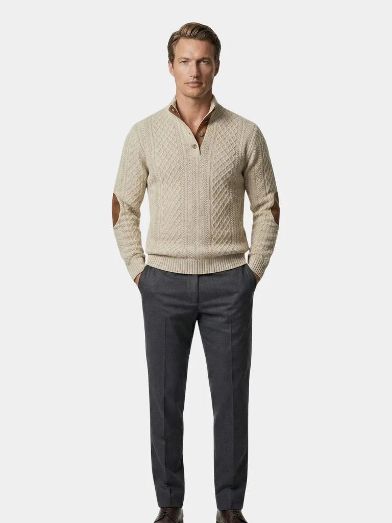 Classic High Collar Pullover | Bellmont Society