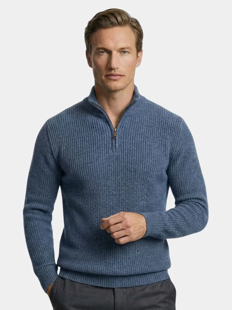 Classic Highland Quarter-Zip Sweater | Bellmont Society