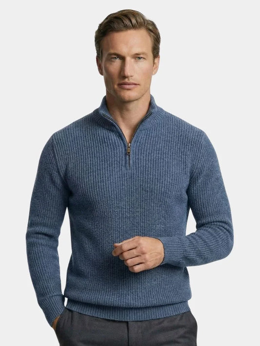 Classic Highland Quarter-Zip Sweater | Bellmont Society