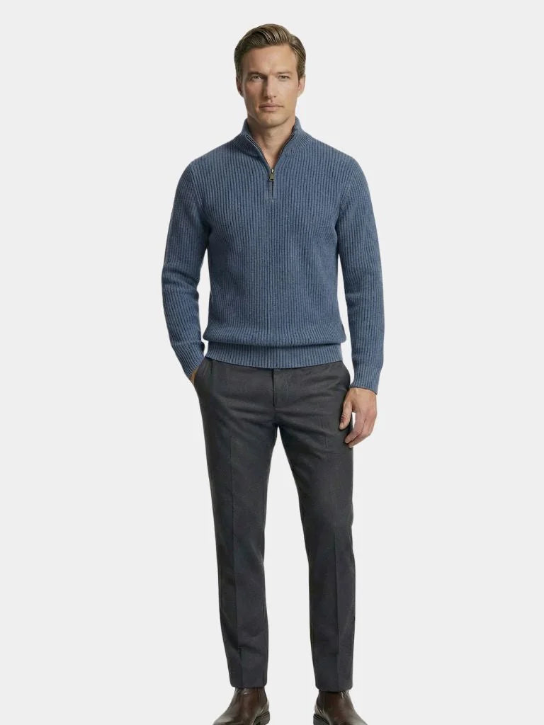 Classic Highland Quarter-Zip Sweater | Bellmont Society