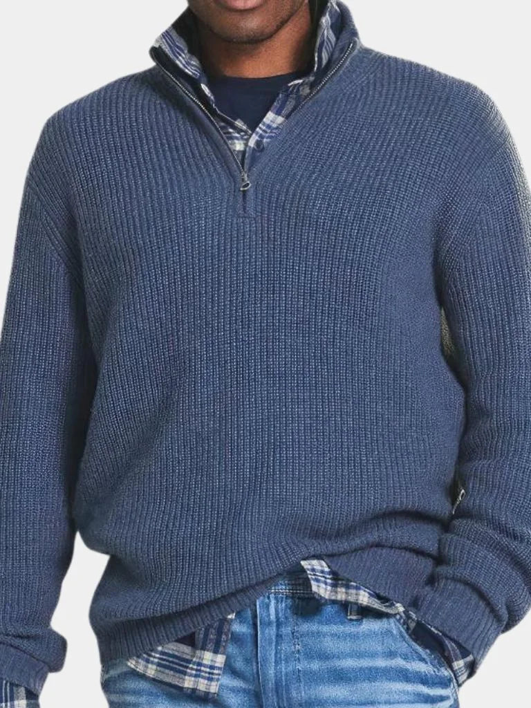 Classic Highland Quarter-Zip Sweater | Bellmont Society