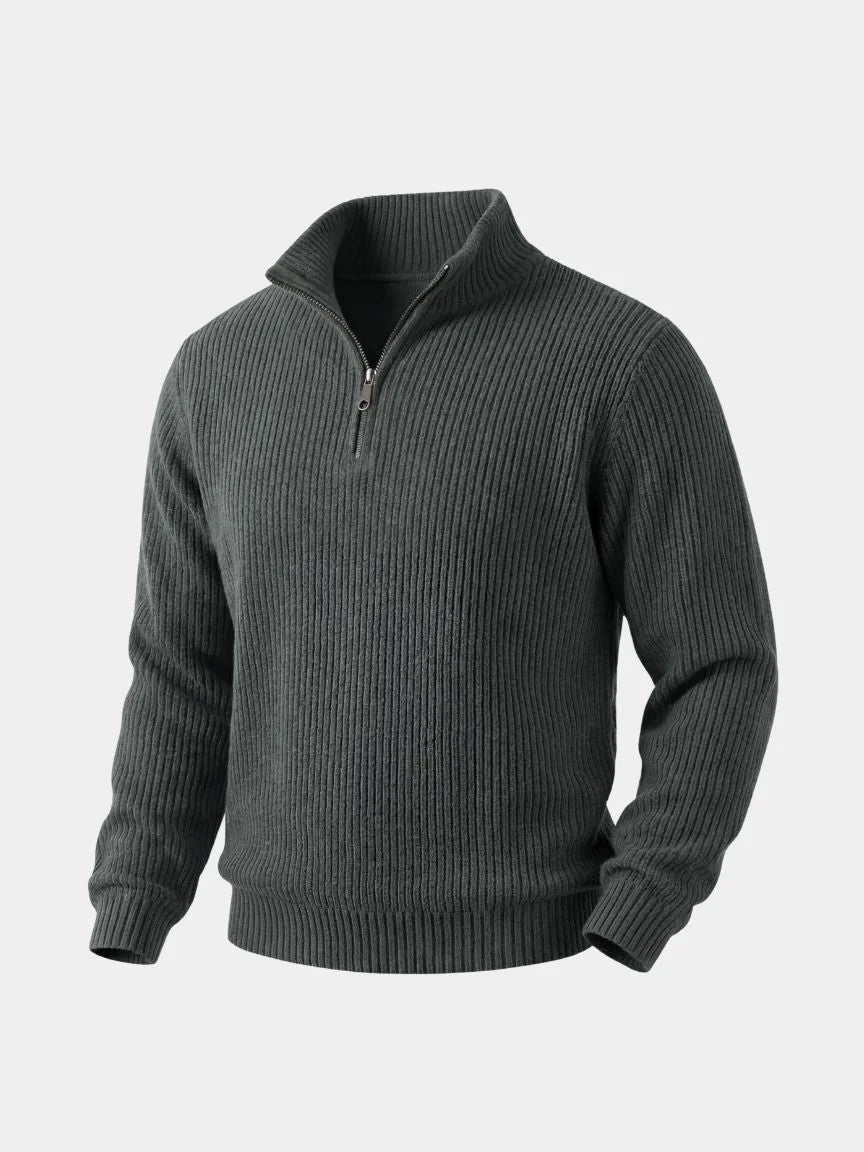 Classic Highland Quarter-Zip Sweater | Bellmont Society