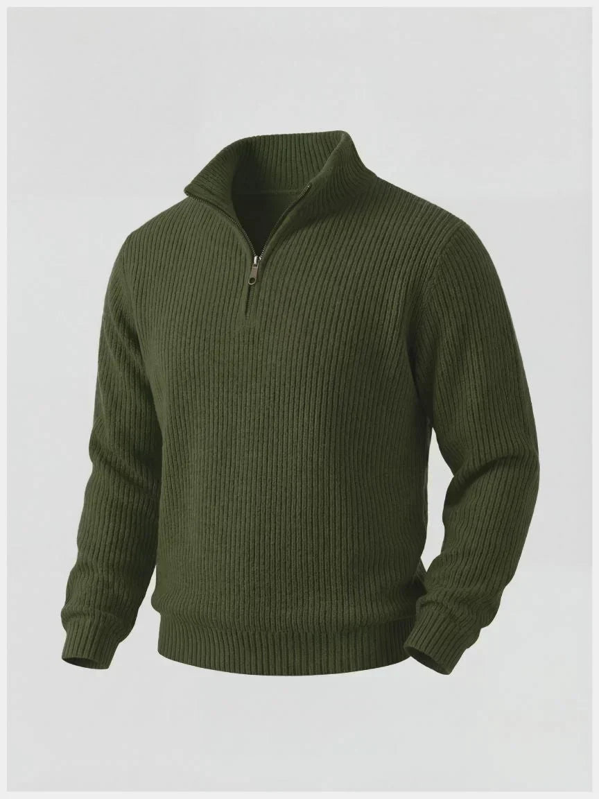 Classic Highland Quarter-Zip Sweater | Bellmont Society