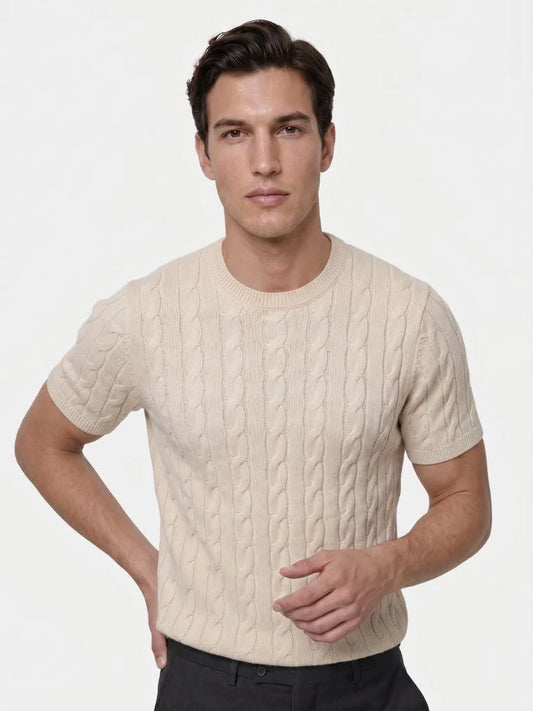 Classic Lozenge Knit T-Shirt | Bellmont Society