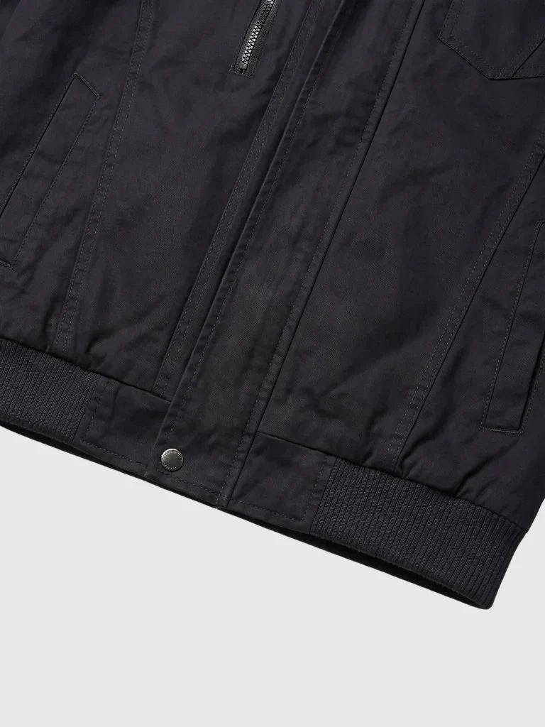 Command Ribbed Collar Jacket | Bellmont Society