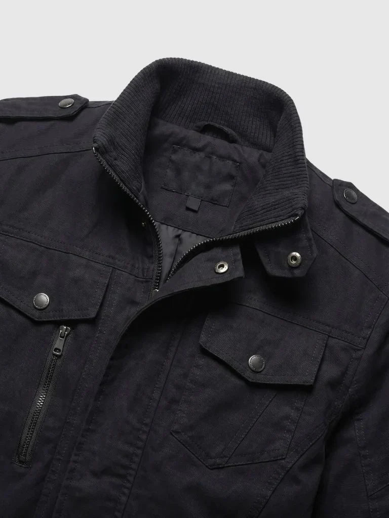 Command Ribbed Collar Jacket | Bellmont Society