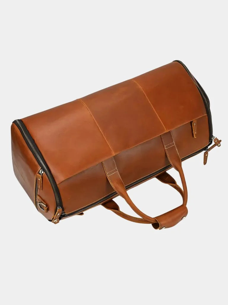 Continental Weekender Leather Travel Bag | Bellmont Society