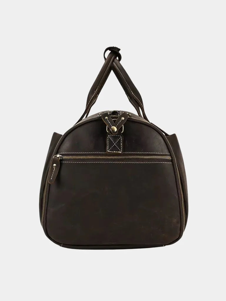 Continental Weekender Leather Travel Bag | Bellmont Society