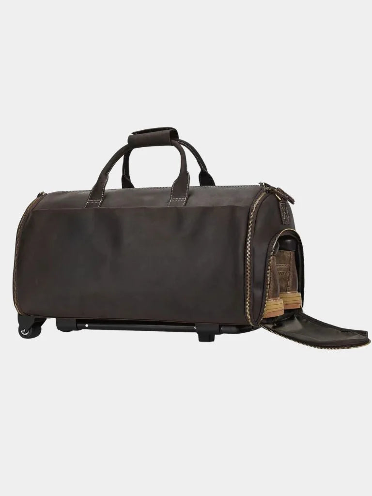 Continental Weekender Leather Travel Bag | Bellmont Society