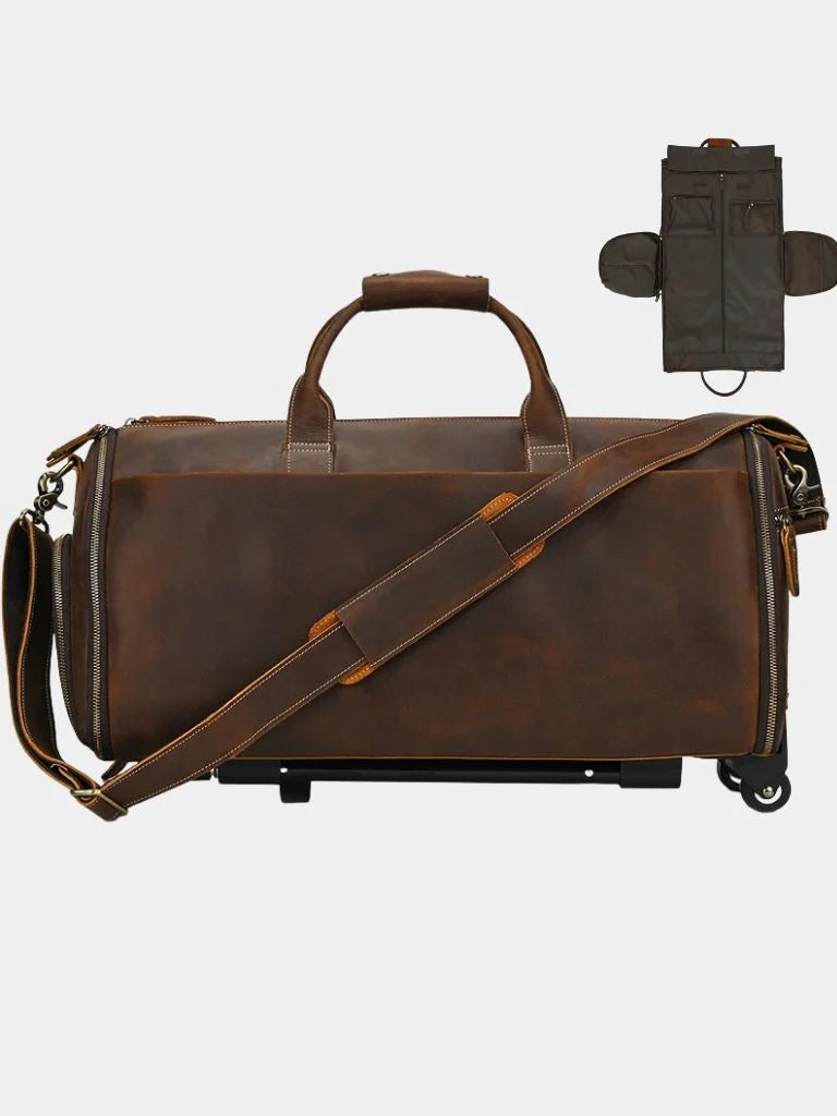 Continental Weekender Leather Travel Bag | Bellmont Society