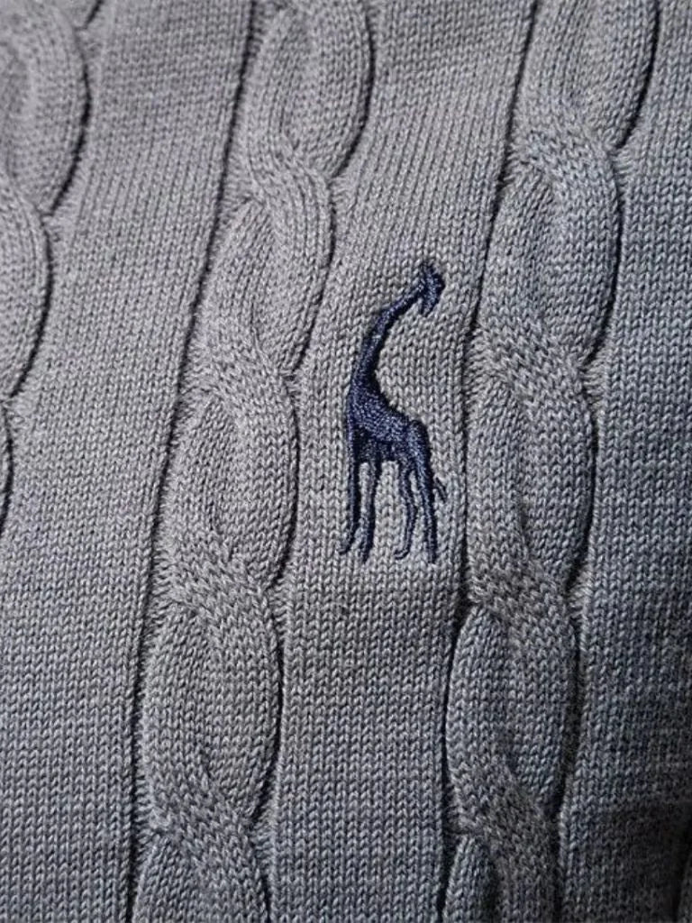 Cotton  Crew Neck Pullover Sweater | Bellmont Society