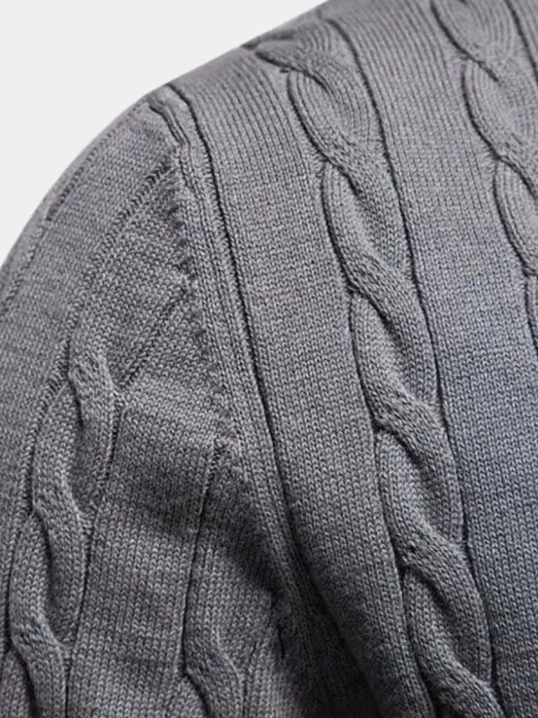 Cotton  Crew Neck Pullover Sweater | Bellmont Society