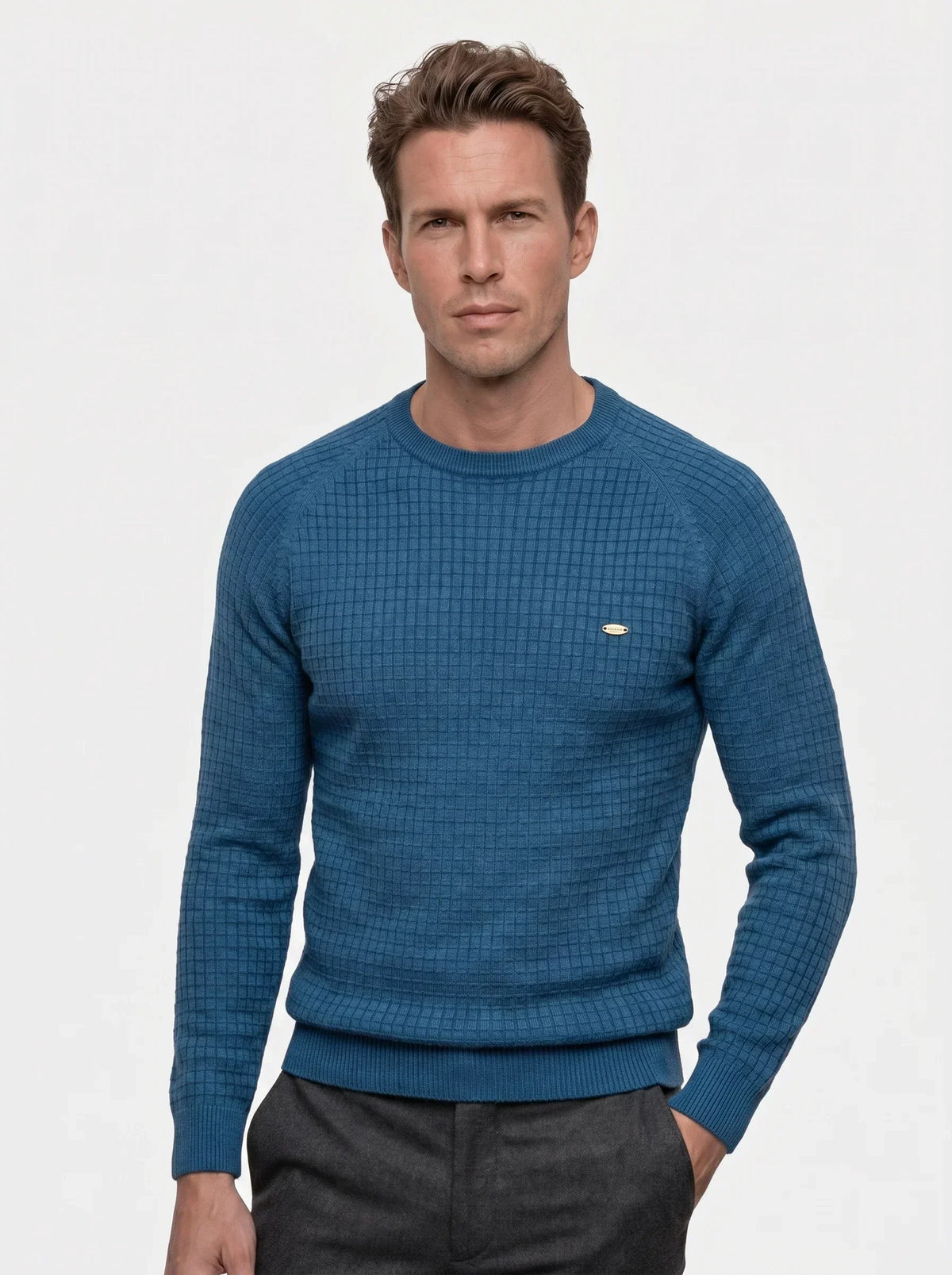 Crew Neck Knitwear Jumper Sweater | Bellmont Society