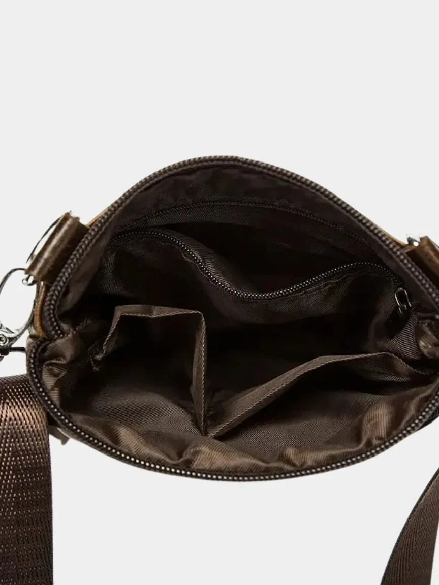 Crossbody Leather Shoulder Bag | Bellmont Society