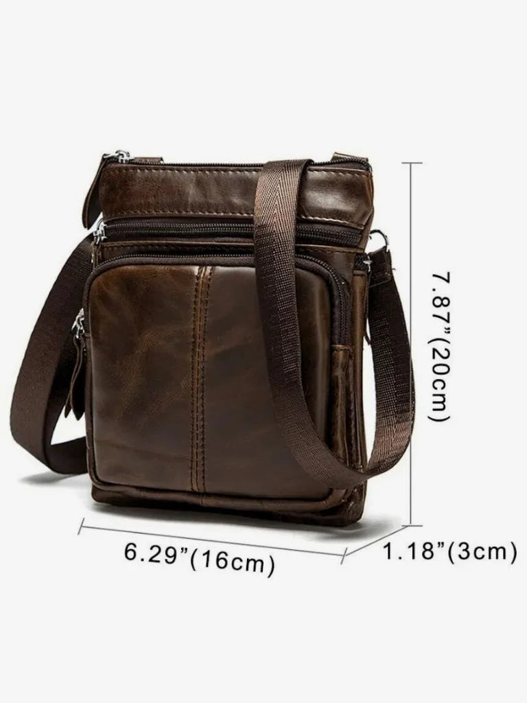 Crossbody Leather Shoulder Bag | Bellmont Society