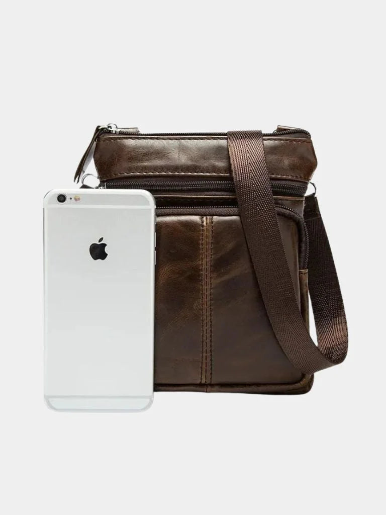 Crossbody Leather Shoulder Bag | Bellmont Society