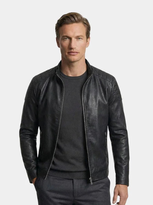 Crusader Leather Jacket | Bellmont Society