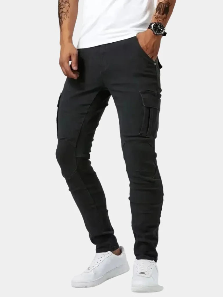 Denim Jeans Cargo Trousers | Bellmont Society